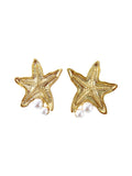 Starfish Earring - Gold