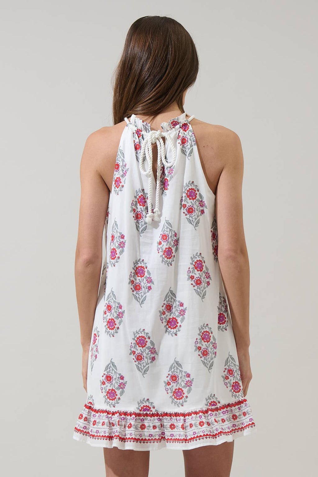 Floral Shift Mini Dress