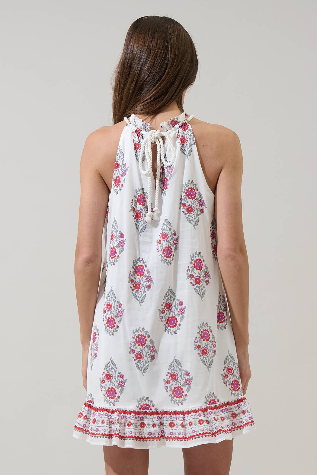 Floral Shift Mini Dress