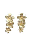 Flower Drop Statement Earring